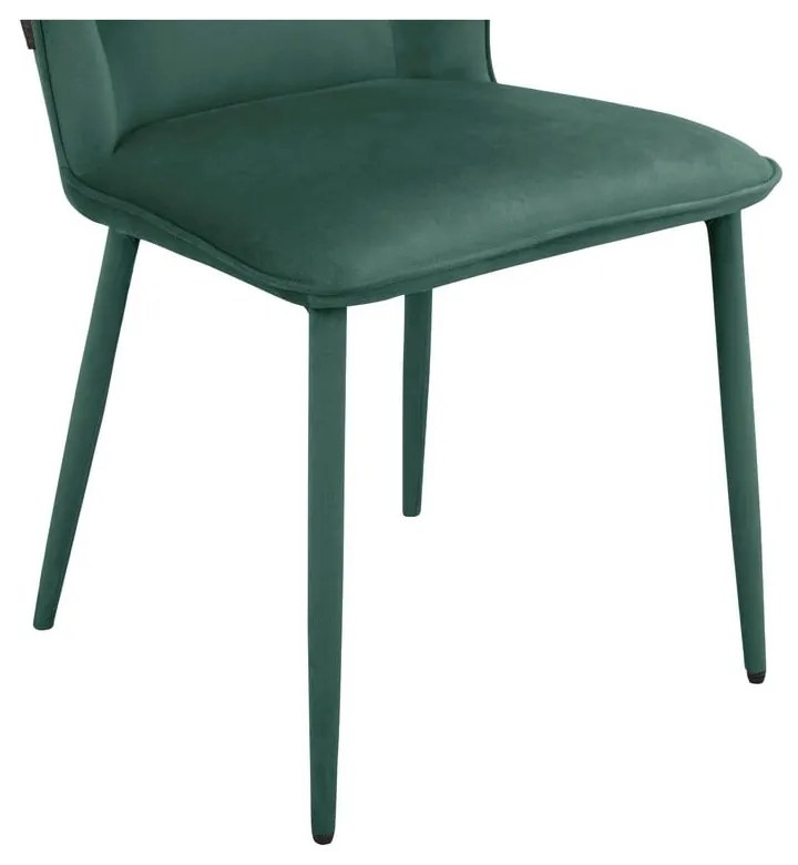 Зелени кадифени трапезни столове в комплект от 2 бр. Wilma – Støraa