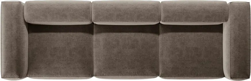 Кафяв диван 364 cm Bergamo – Cosmopolitan Design