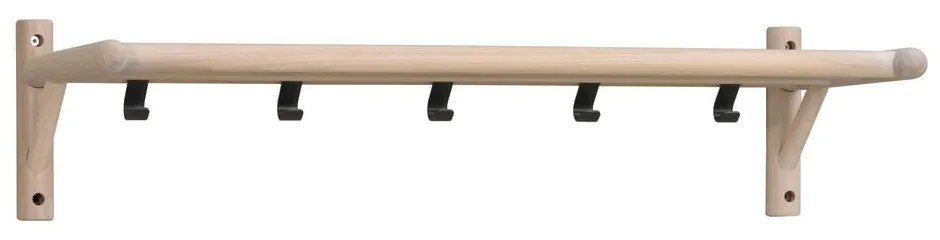 Стенна закачалка от дъбово дърво в естествен цвят Milford - Rowico
