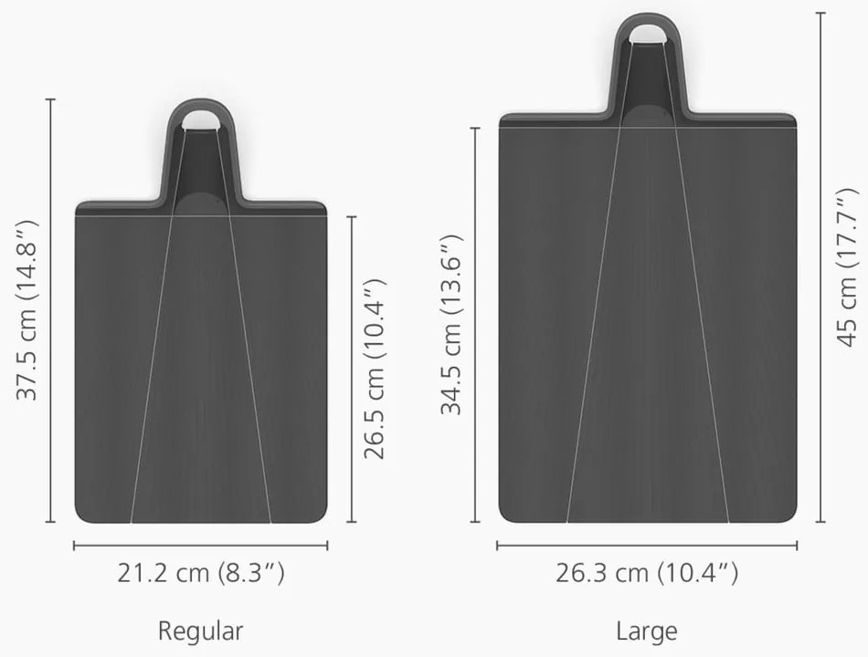 Дъска за рязане 21x38 cm Chop2Pot – Joseph Joseph