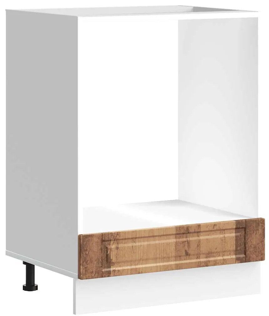 854005 vidaXL Шкаф за фурна, Porto, старо дърво, инженерно дърво