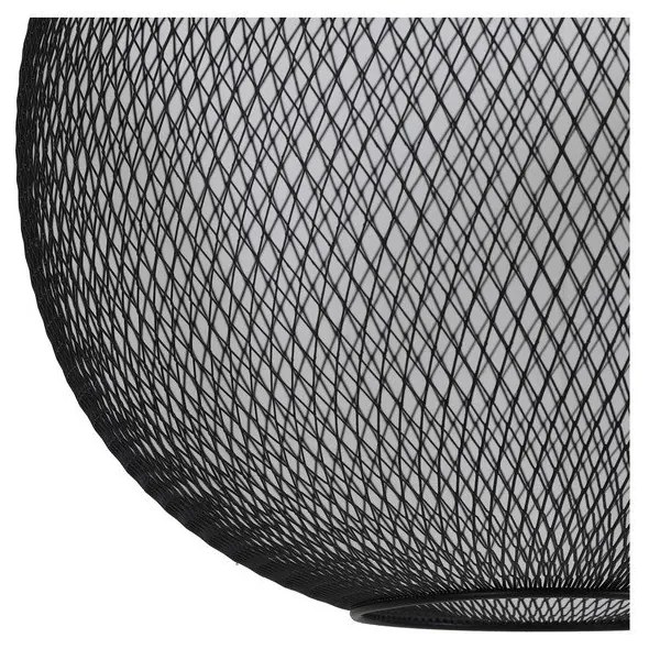 Матово-черно висящо осветително тяло с метален абажур ø 50 cm Reilley – Light & Living