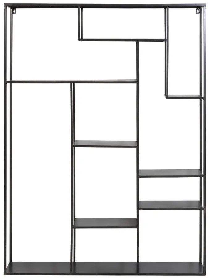 Черен двуетажен метален рафт Talara - Light &amp; Living