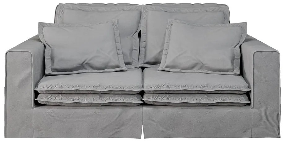 Светлосив диван 196 cm Nora – Ropez