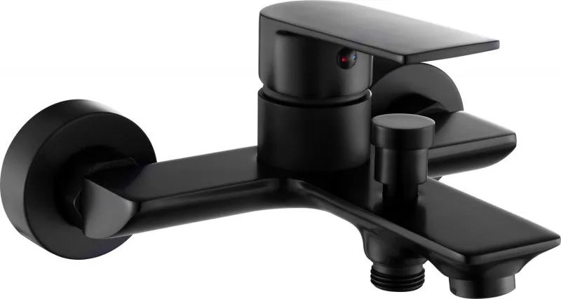Mexen Alexa смесител за вана, черен - 71230-70