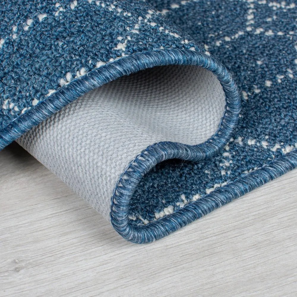 Тъмносиня пътека подходяща за пране 57x230 cm Argyll – Flair Rugs