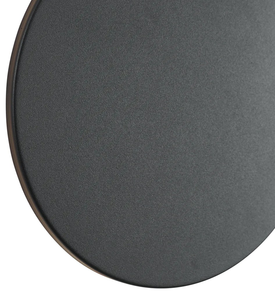 Външна стенна лампа черна с LED IP54 - Soleil