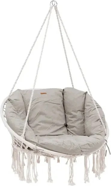 Висящ стол с възглавница Hesperide Cordessa, Бежов, 80 cm