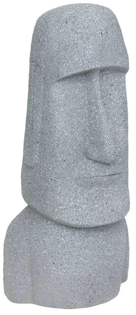 Декоративна статуя atmosphera Moai, Магнезий, Сив, 82 cm