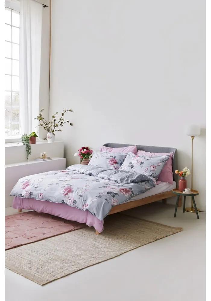 Сиво памучно спално бельо за двойно легло , 200 x 220 cm Belle - Bonami Selection