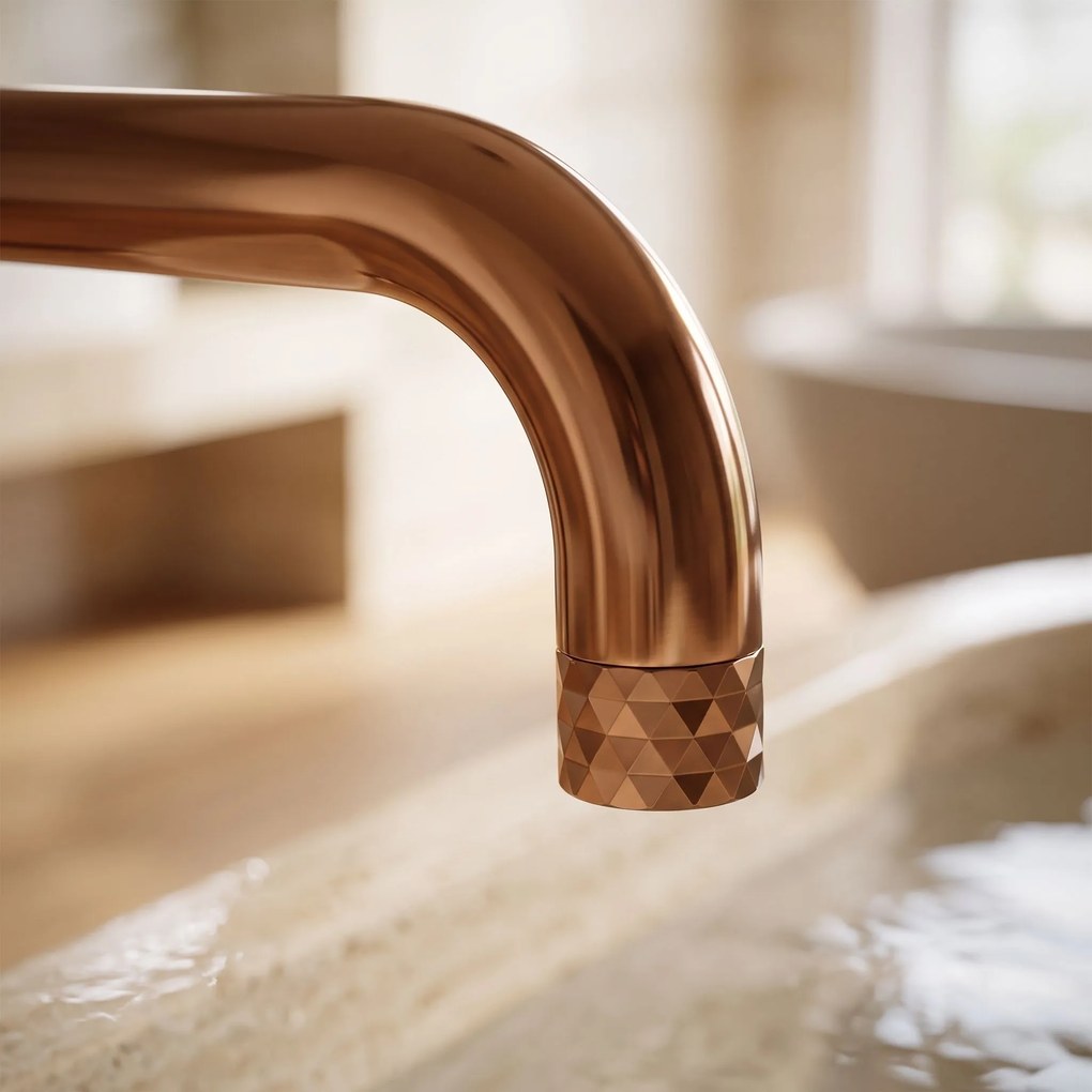Cмесител-свободно стоящ Rea Lungo Diamond Copper
