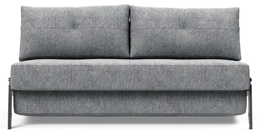 Сив разтегателен диван Chrome Twist Granite, 100 x 167 cm Cubed - Innovation