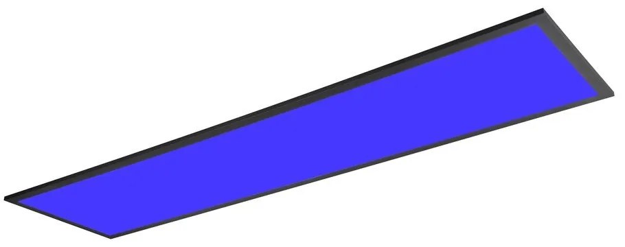 Черна LED лампа за таван 29,5x119,5 cm Beta - Trio