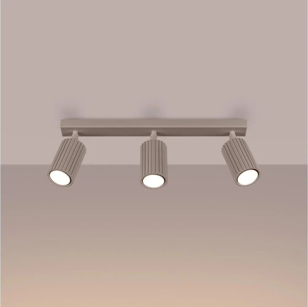 Brilagi - LED точково осветително тяло CRESTO 3xGU10/10W/230V таупе