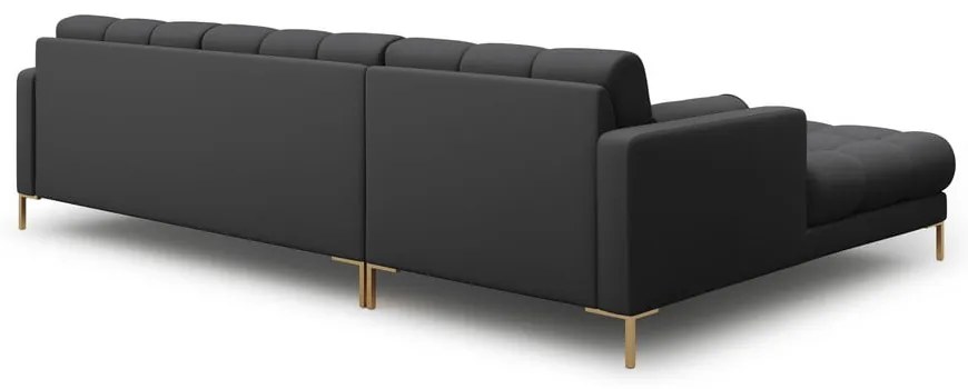 Тъмносив ъглов диван (ляв ъгъл) Bali – Cosmopolitan Design