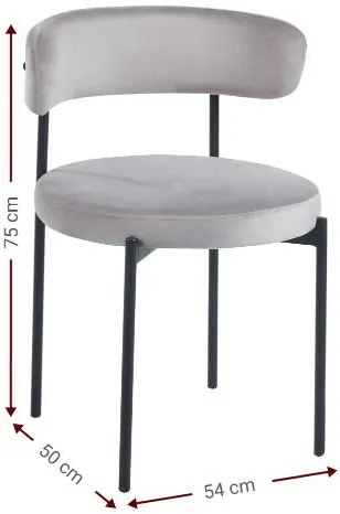 Стол Cloud-Сив (4) парчета