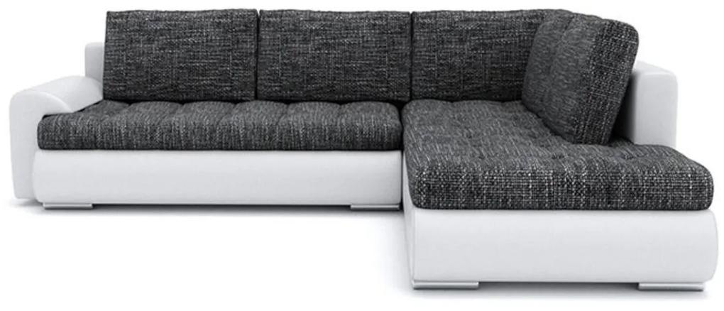 Ъглов разтегателен диван TONIO V, 230x75x200, lawa 17/soft 17, дясно