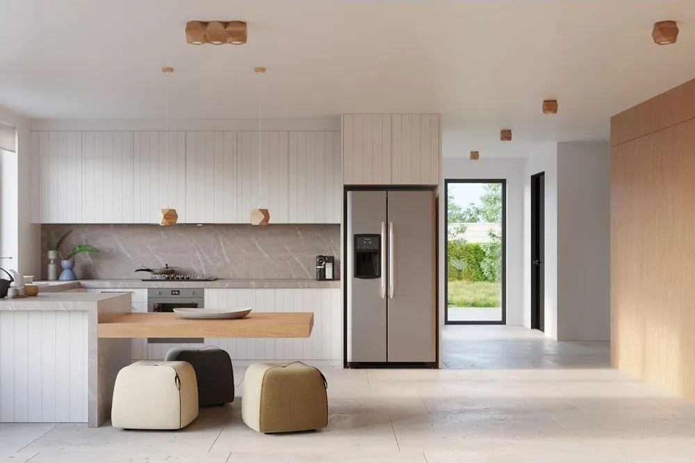 Стенна лампа от масивна дървесина в естествен цвят Vige – Sollux