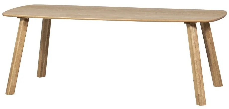 Трапезна маса от масивен дъб 100x180 cm Tablo – WOOOD