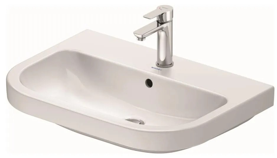 Duravit 23986500002 - Стенен умивалник D-CODE 65x46 см керамика/бял гланц
