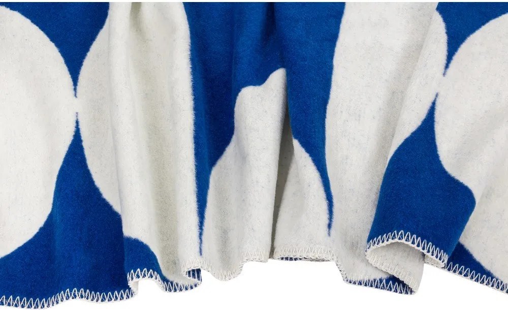 Синьо /кремаво одеяло 150x200 cm Tul – noo.ma