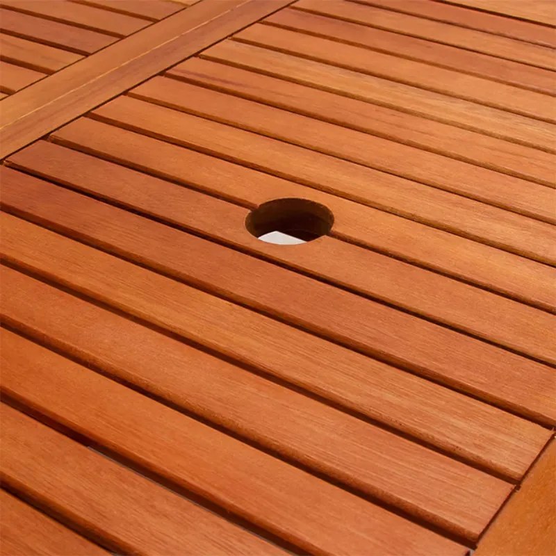 Сгъваема градинска маса Alabama от масив от акация 160 x 85 x 75 cm