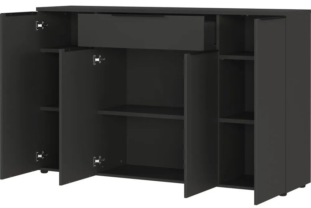 Нисък скрин в антрацит 161x101 cm Mailand - Germania