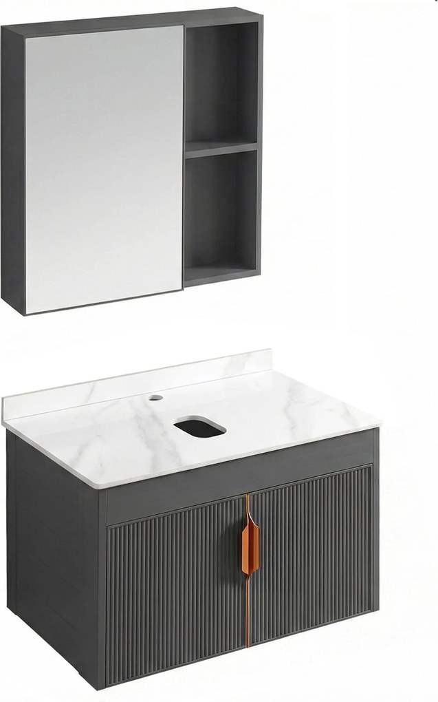 Комплект мебели за баня с плот Modo 60cm Grey
