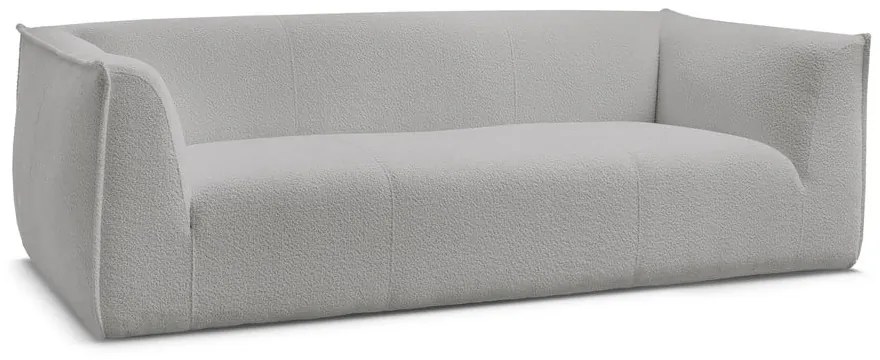 Светлосив диван от прежда с примки от букле 242 cm Giorgia – Bobochic Paris