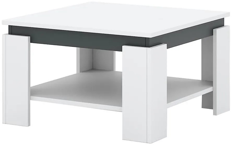 Холна масичка OLAF бяла/антрацит