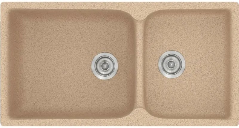 Мивка Sanitec 307-Granite Beige