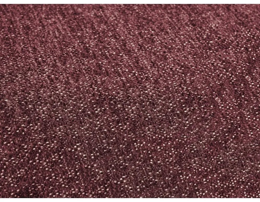 Бордо шенилов сгъваем/с място за съхранение ъглов диван (ляв ъгъл/U форма) Everest – Bobochic Paris