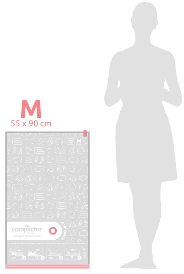 Вакуумни торбички в комплект от 2 броя Premium Valve M – Compactor