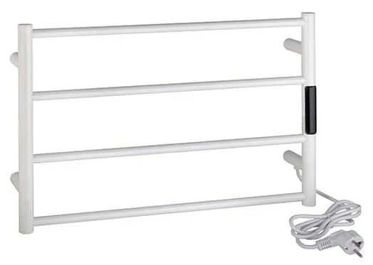 Сушилник за кърпи 56x37 cm неръждаема стомана/бяла