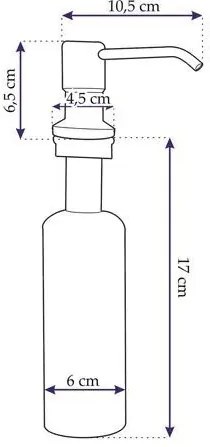 Дозатор Rea Chrome 322102D