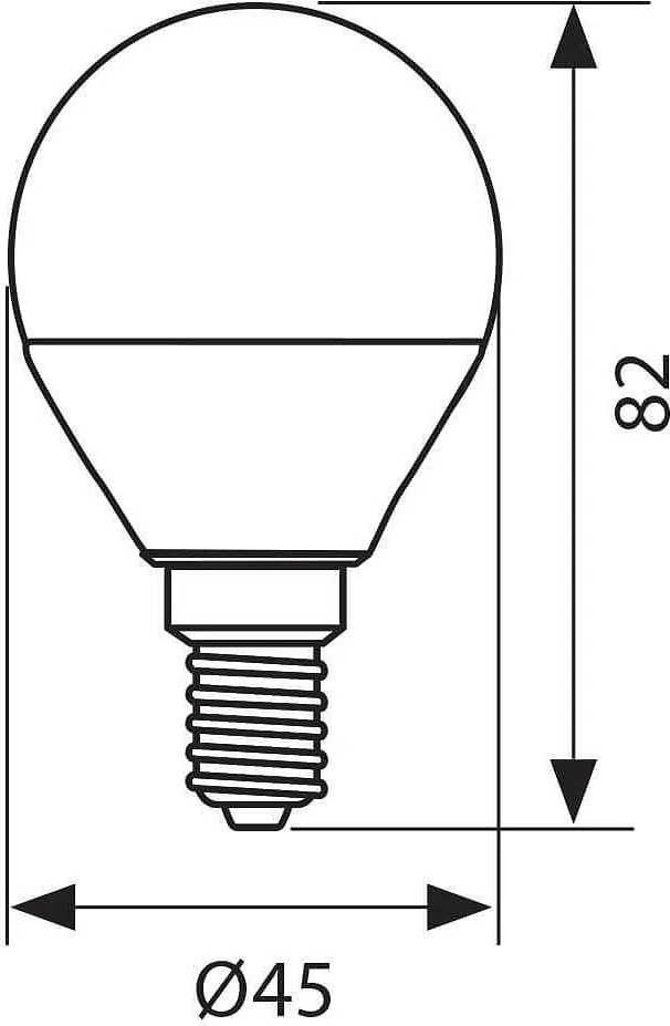 LED крушка VIVALUX MAX LED, 8W, E14, 4000К