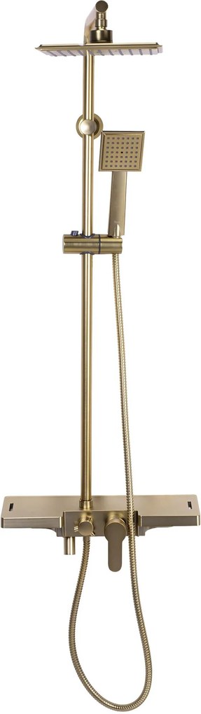 Комплект за душ Rea Bravo Brush Gold