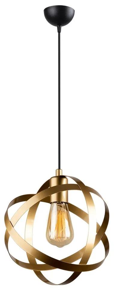 Метална висяща лампа в златист цвят Lama - Squid Lighting