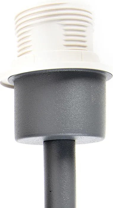 Модерна стенна лампа тъмно сива 1-светлина с превключвател - Combi