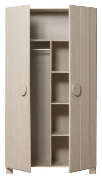 Кремав гардероб от бор 110x200 cm Noah - WOOOD