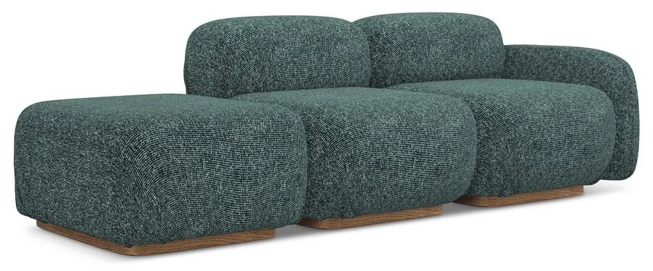 Тюркоазен модулна лежанка (десен ъгъл) Ailani – Makamii