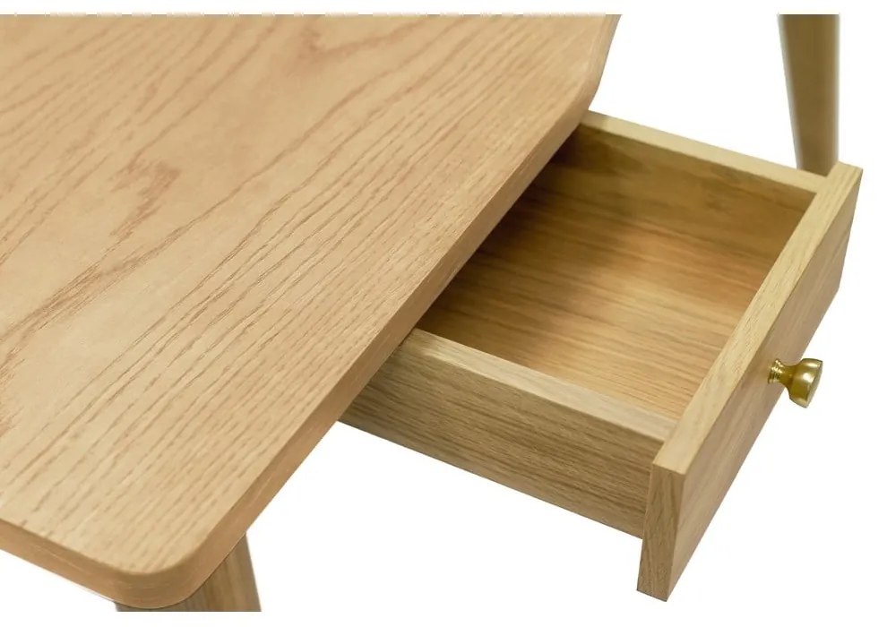 Работна маса от декор от дъб 70x140 cm Nice – Woodman