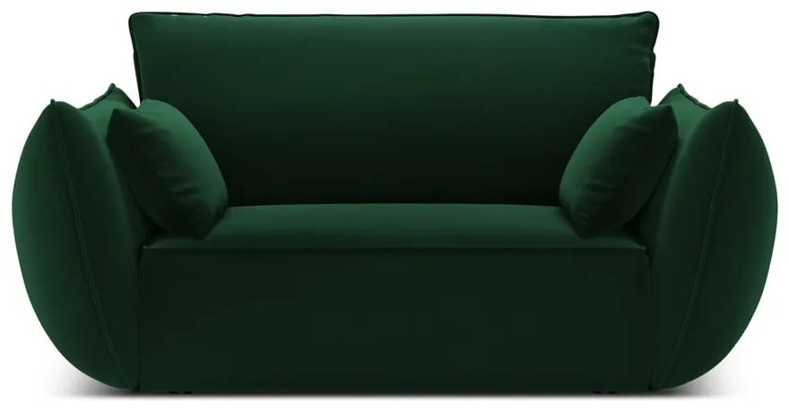 Тъмнозелено кадифено кресло Vanda – Mazzini Sofas