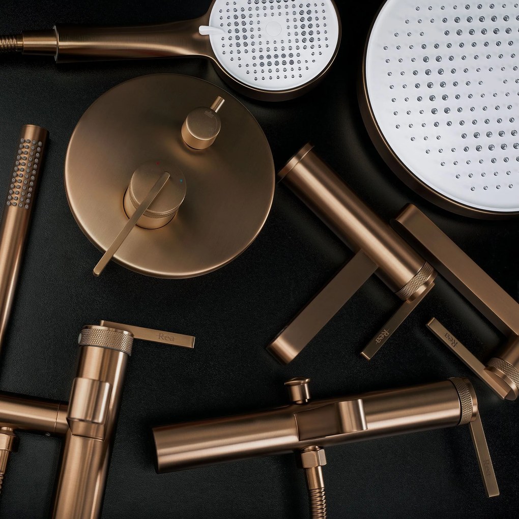 Смесител за биде Rea Grace Brush Copper