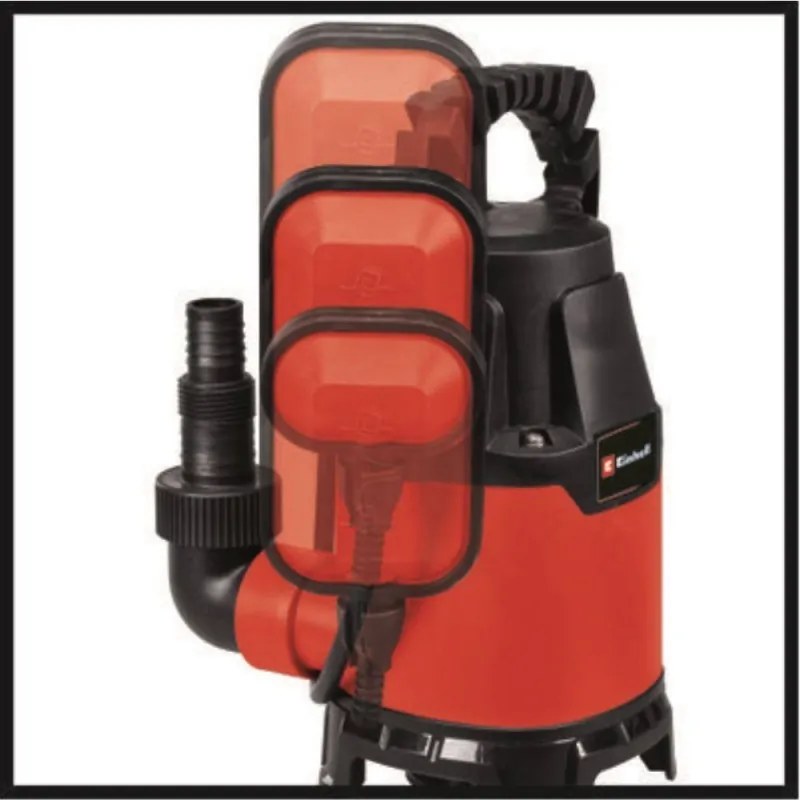Електрическа потопяема помпа, замърсена вода Einhell GC-DP 3325, 330 W, 9500 л/ч (4181530)