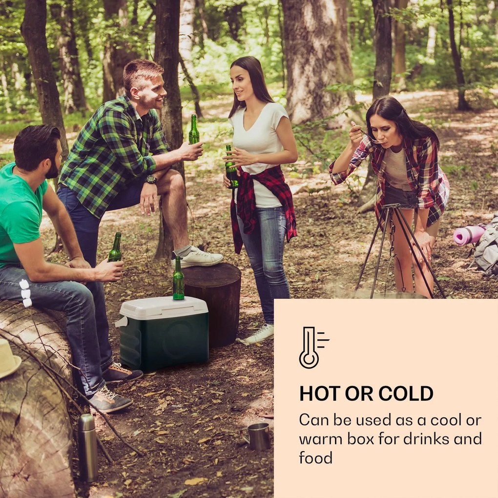 Klarstein BeerBelly 21, електрическа хладилна кутия, функция охлаждане и задържане на температурата, USB порт, режим ЕКО