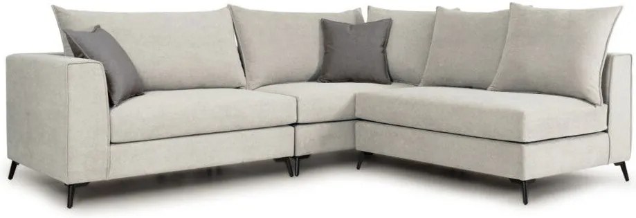 Ъглов диван Ricap-Екру