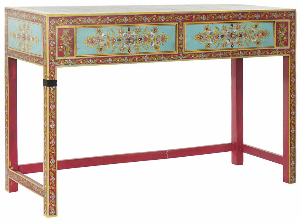 Console DKD Home Decor Многоцветен Акрилен Дървен Дърво манго Огледало 117 x 40 x 76 cm