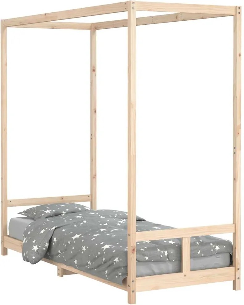 834519 vidaXL Детска рамка за легло 80x200 см борово дърво масив