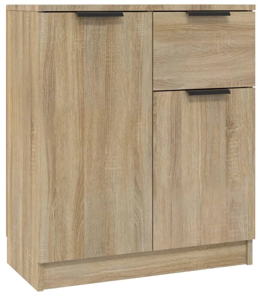 811109 vidaXL Сайдборд, сонома дъб, 60x30x70 см, инженерно дърво